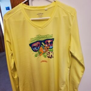 Yellow Disney World 5K Long Sleeve Shirt